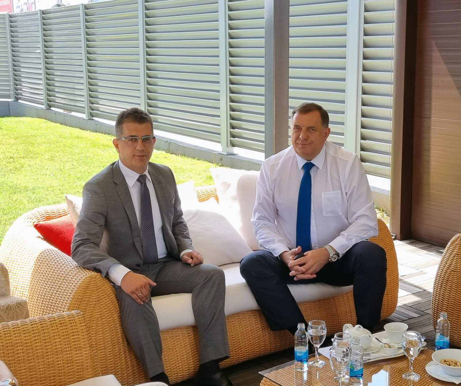"VELIKI BORAC ZA STAVOVE SRPSKE" Dodik se susreo sa ambasadorom BiH u Kanadi