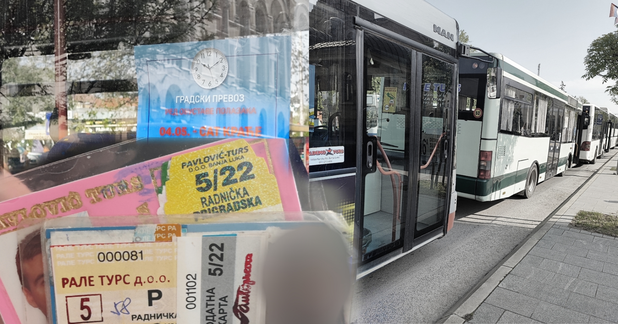 PREVOZNICI SE "IZULI PRIJE VODE" Odštampali markice za skuplje karte, pa cijene "prepravljali" markerima (FOTO)