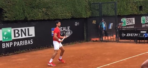 NOVAK ĐOKOVIĆ TRENIRAO U RIMU, najbolji na svijetu hvata zalet za trofeje (VIDEO)