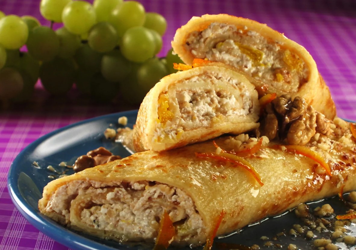 RECEPT DANA: Sočne palačinke sa narandžom i orasima