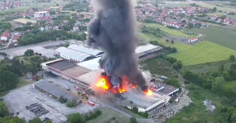 DETALJI O POŽARU NAKON ISTRAGE U toku hlađenje i osiguranje objekta
