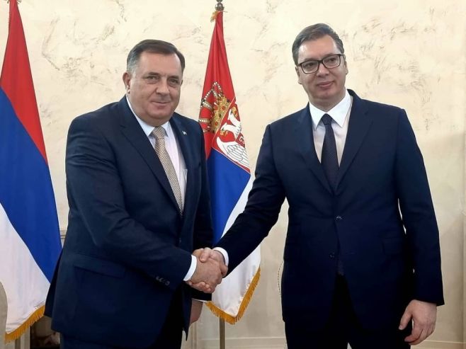 DODIK ČESTITAO VUČIĆU I SNS 14 GODINA OD OSNIVANJA STRANKE Reformisali ste zemlju, ostvarili rezultate za ponos i od Srbije napravili lidera u regionu