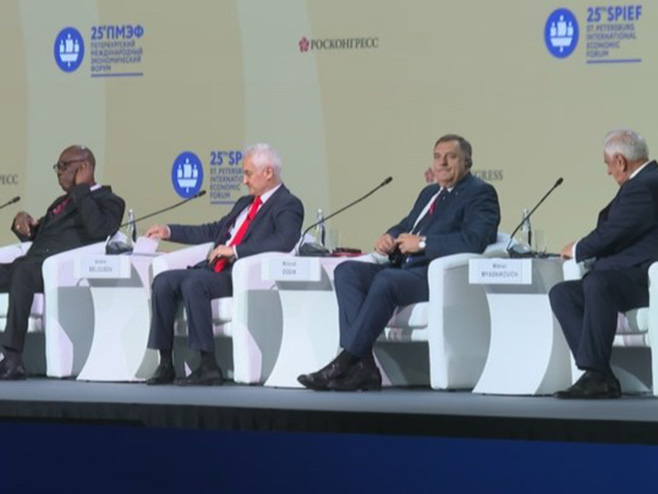 MEĐUNARODNI EKONOMSKI FORUM U SANKT PETERBURGU Učestvuje Milorad Dodik