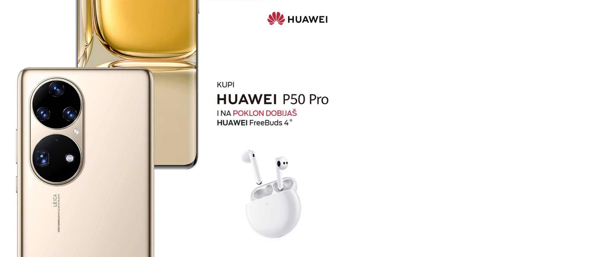 LEGENDA JE PONOVO ROĐENA Huawei P50 Pro - Vrhunski telefon potražite u m:tel ponudi sa FreeBuds 4 slušalicama na poklon