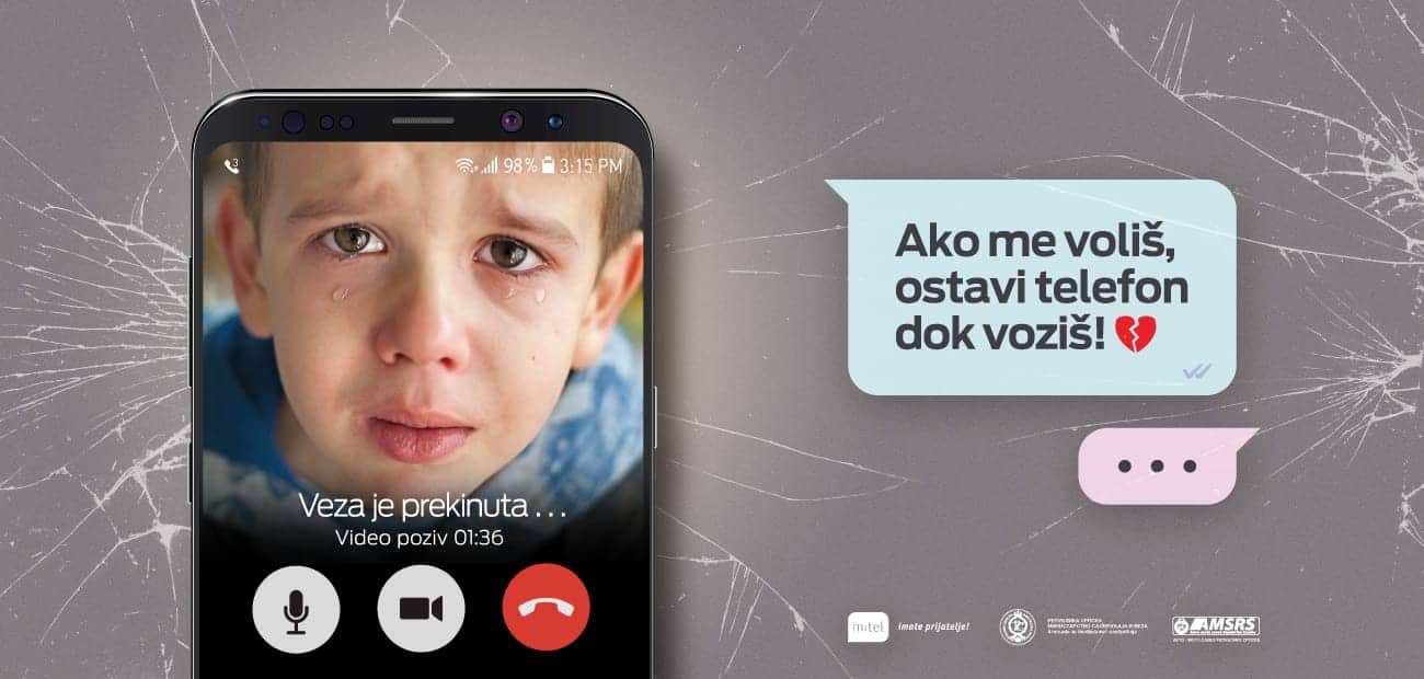 JE LI BAŠ TOLIKO HITNO?! Kompanija m:tel već osmu godinu zaredom pokreće kampanju bezbjednosti u saobraćaju