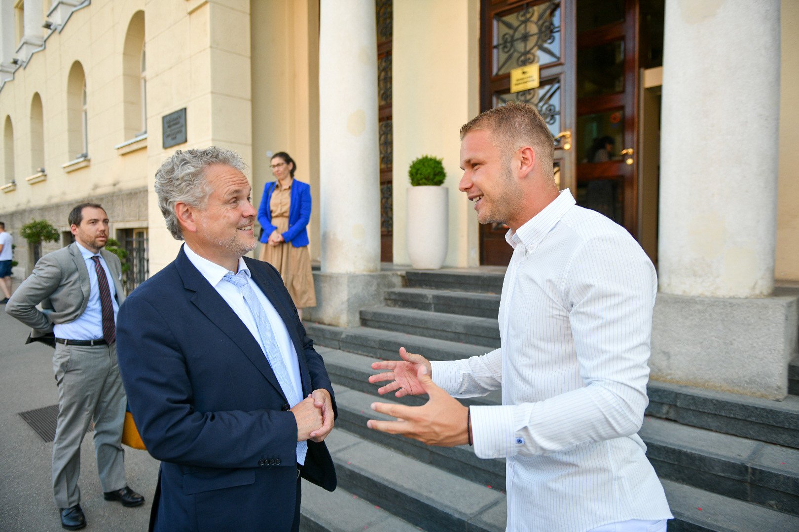 SUSRET U GRADSKOJ UPRAVI Stanivuković razgovarao sa Satlerom
