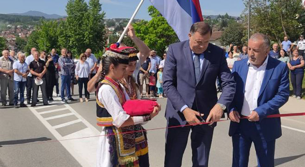 DODIK NA OTVARANJU DIONICE JEZERO - ŠIPOVO "Regionalni put od velikog značaja za Srpsku"