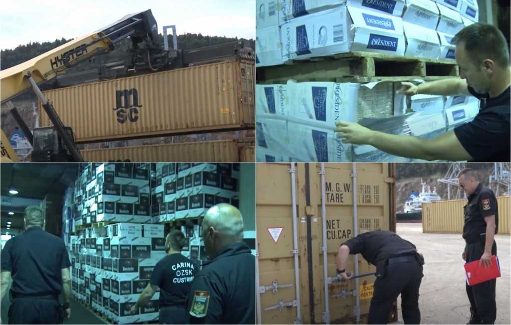 U LUCI BAR SPRIJEČENO NEVIĐENO KRIJUMČARENJE CIGARETA Bile u sakrivenom kontejneru, vrijednost robe 850.000 evra (FOTO)