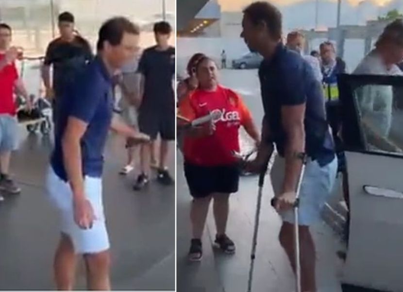UZ POMOĆ ŠTAKA JEDVA UŠAO NA AERODROM Šta se dešava sa Nadalom?