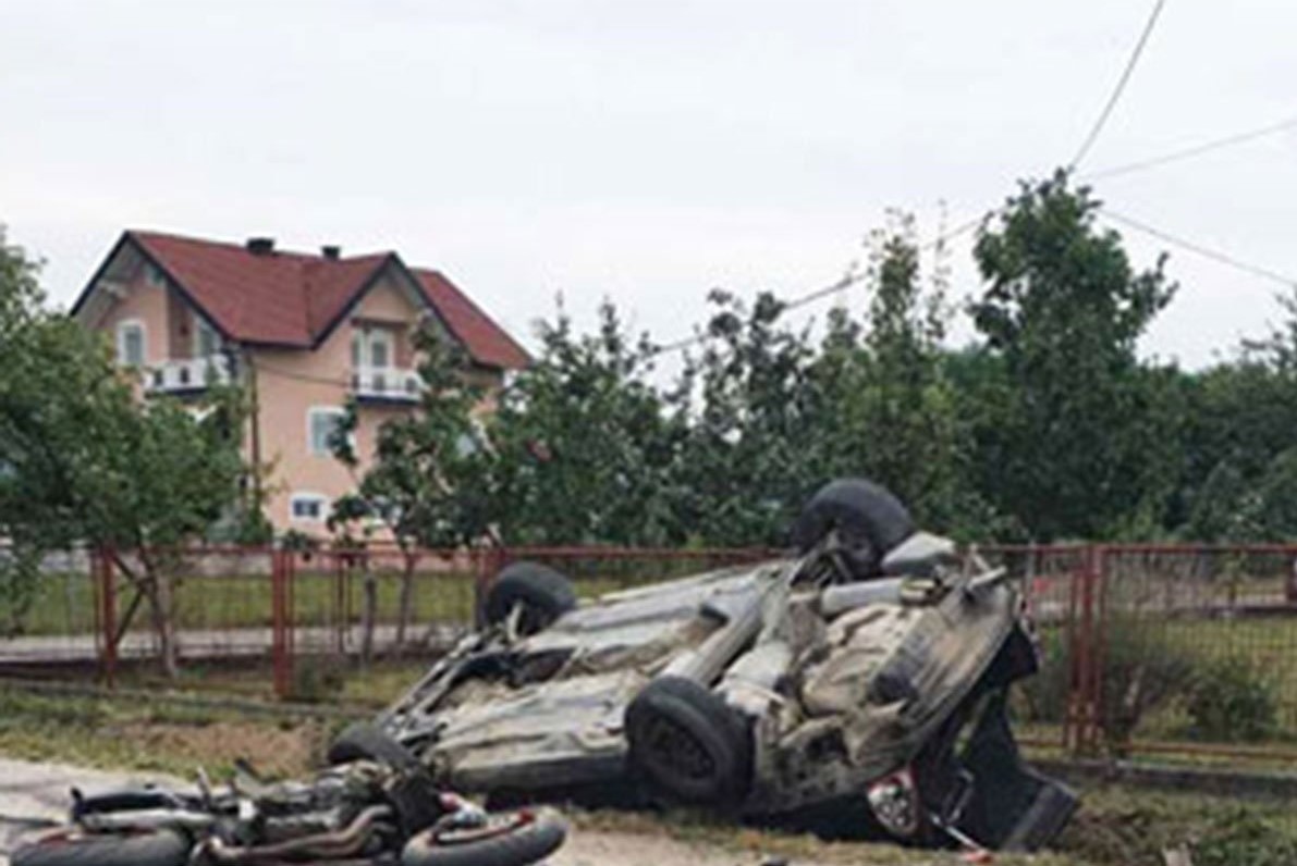 TRNOPOLJE KOD PRIJEDORA Motociklistu automobilom udario maloljetni vozač