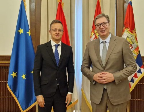 VUČIĆ SA SIJARTOM Hvala na snažnoj podršci Mađarske, za još bližu saradnju u energetici (FOTO)