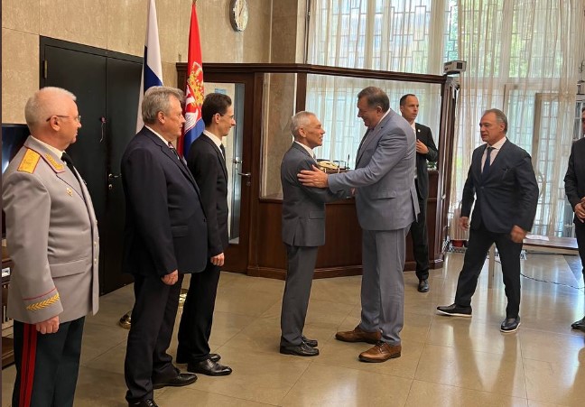 DODIK U BEOGRADU Prijem povodom Dana Rusije