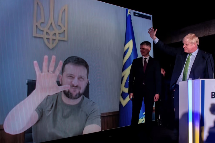 ZELENSKI PODRŽAO DŽONSONOV OSTANAK NA MJESTU PREMIJERA: "Boris je vrlo konkretan u podršci Ukrajini"