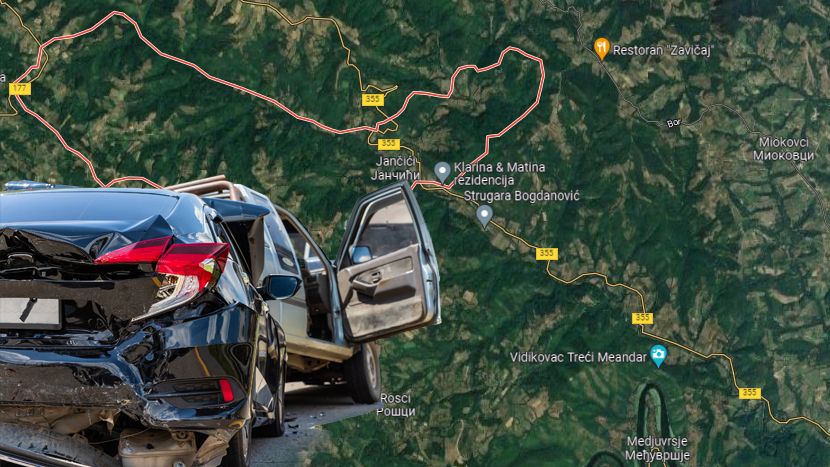 NEZAPAMĆENA TRAGEDIJA KOD ČAČKA Četvorica mladića stradala u nesreći