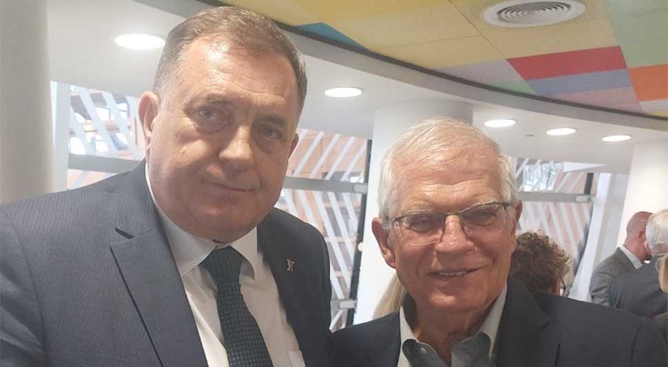 DODIK SA BORELJOM: "Srpska opredijeljena za mir i evropski put"