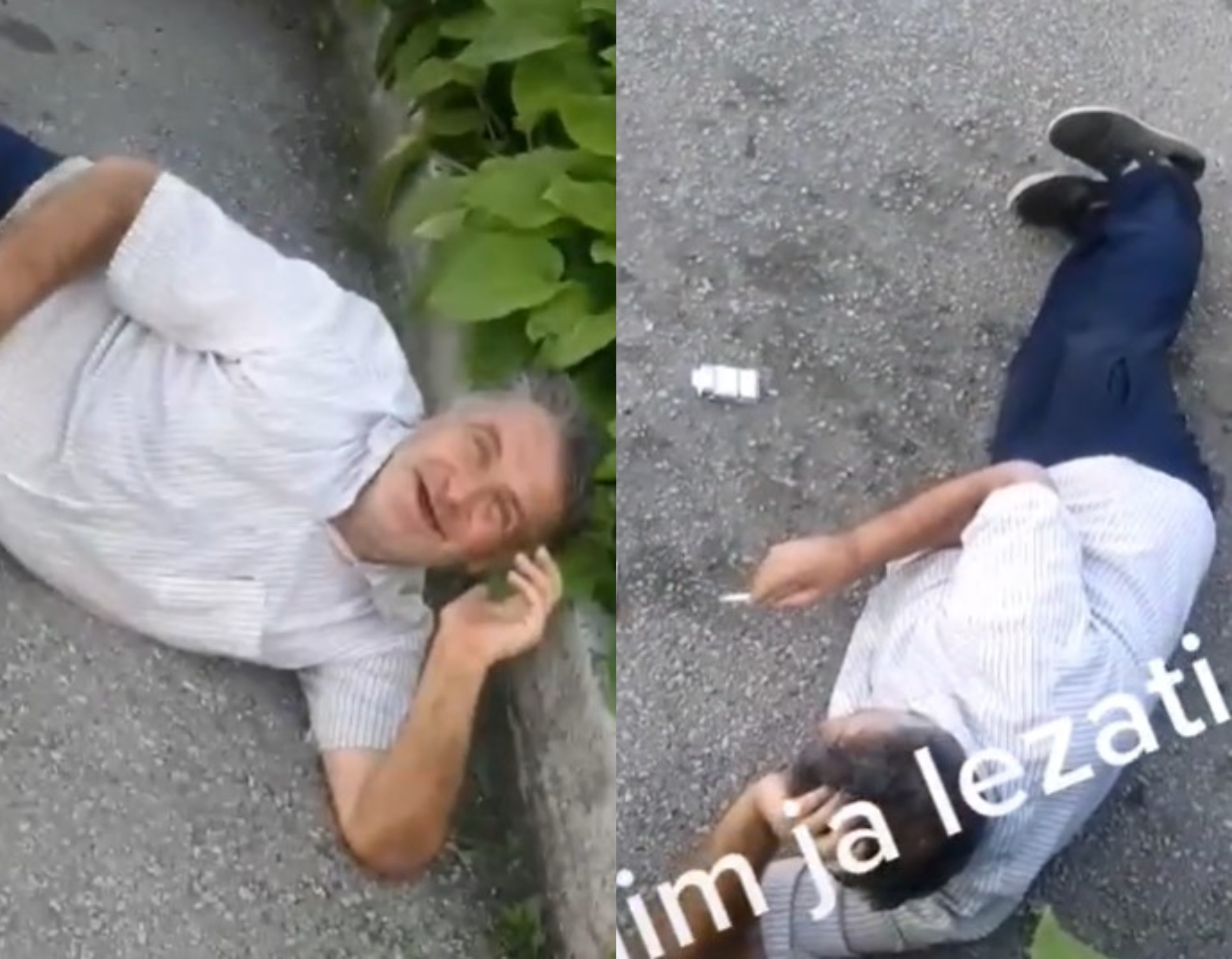 DUŠEK MU JE LEDINA, JORGAN NEBO PLAVO Banjalučanin odlučio da u vrele dane prilegne i to isped kafane (VIDEO)