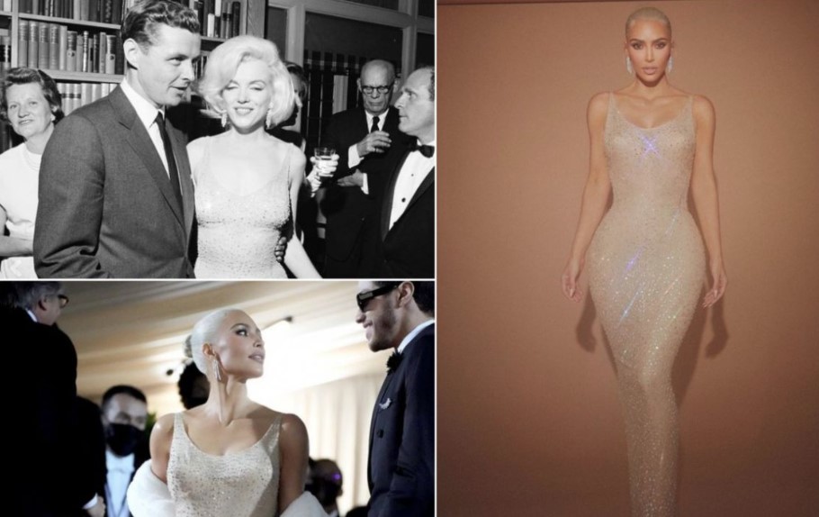 STARLETU JAVNOST DOČEKALA NA NOŽ Kim Kardašijan uništila kultnu haljinu Merilin Monro, ove fotografije su dokaz (FOTO)