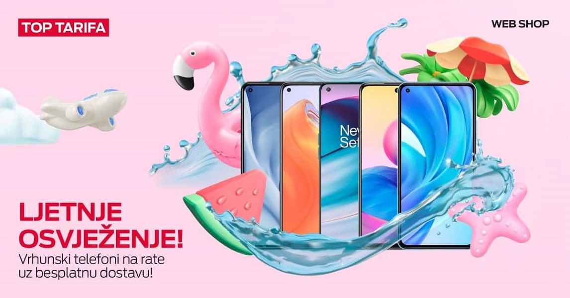 LJETNJE OSVJEŽENJE U M:TEL WEB SHOP PONUDI TELEFONA Pronađite svoj novi telefon po povoljnoj cijeni i na rate