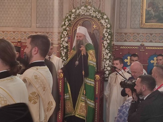PATRIJARH PORFIRIJE PORUČIO  Vjera - temelj života na ovim prostorima