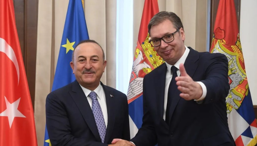 ČAVUŠOLU U POSJETI BALKANU U Srbiji se sastao sa Vučićem