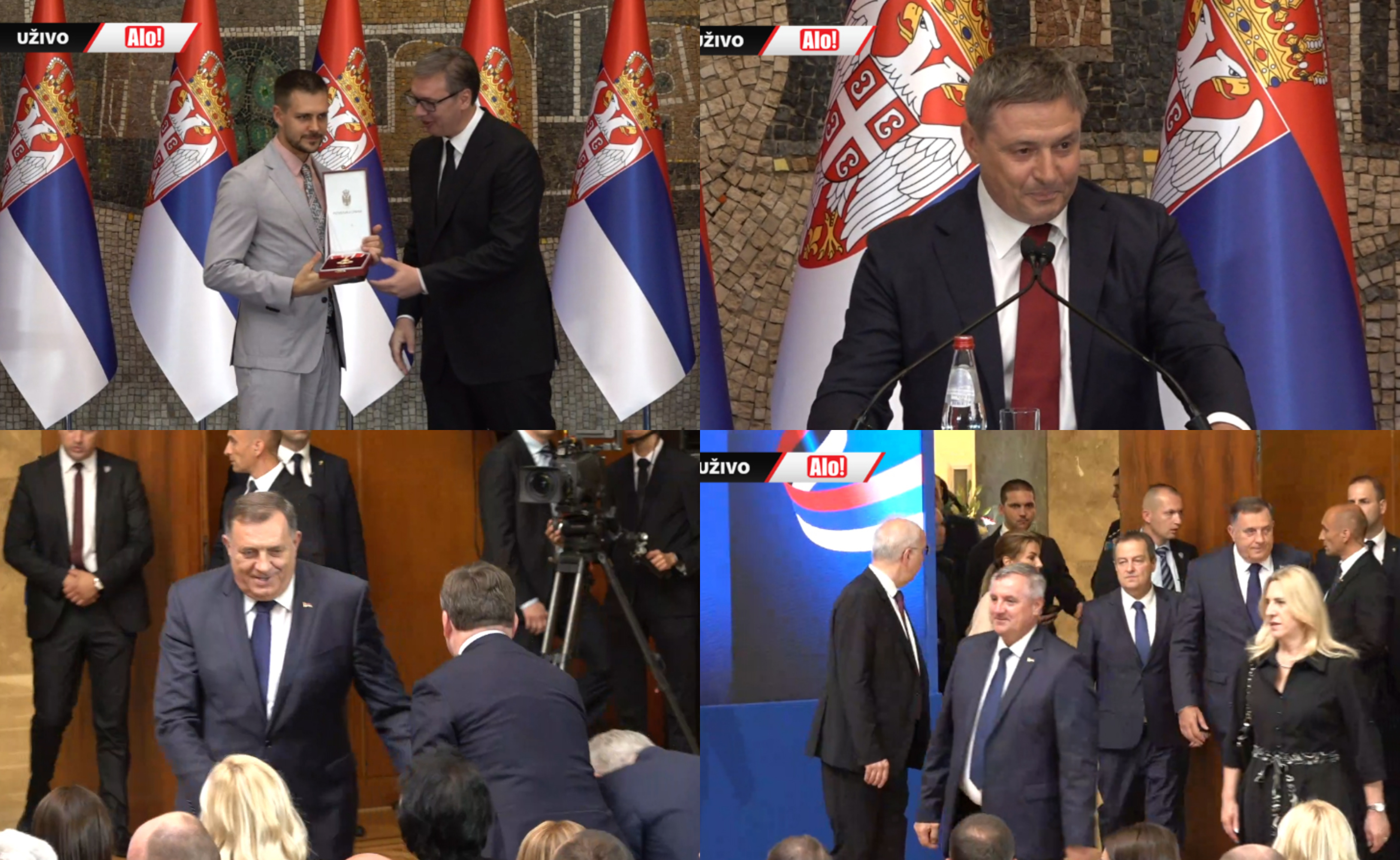 DODJELA ORDENJA ZASLUŽNIM POJEDINCIMA ZAVRŠENA Vučić: "U Vidovdanu treba da tražimo našu budućnost, biramo put mudrosti i samosvojnosti"