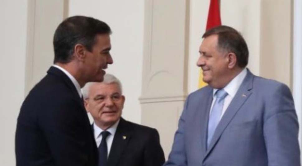 DODIK NAKON SASTANKA SA PREMIJEROM ŠPANIJE: "Zahvalnost Sančezu za podršku BiH na evropskom putu"