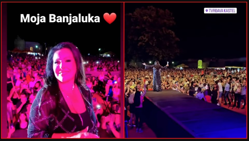 DRAGANA MIRKOVIĆ SINOĆ ZAPALILA KASTEL Jednim gestom publici pokazala posebnu zahvalnost (VIDEO/FOTO)