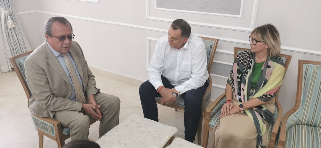 SASTANAK DODIKA I VIKTOROVA Rusija garant Dejtona izvana, a Srpska iznutra