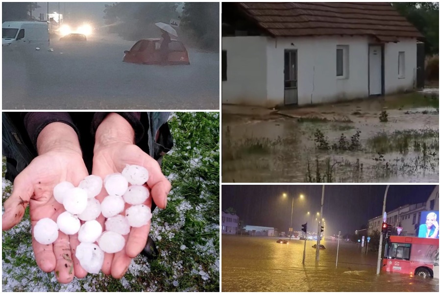 HAOS ZBOG NEVREMENA U SRBIJI Voda prodirala u objekte, evakuisano desetine ljudi zbog poplava i bujica, gromovi izazvali 20 požara (FOTO/VIDEO)