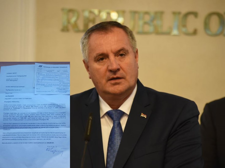 "PONIŽENJE ZA SVE BORCE" Penzioner, borac prve kategorije i ratni vojni invalid uplatio 100 KM pomoći premijeru Republike Srpske (FOTO)