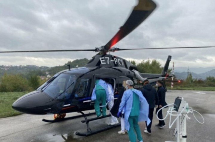 TRANSPORTOVAN PACIJENT IZ TREBINJA Hitno helikopterom dovezen na UKC zbog akutnog infarkta