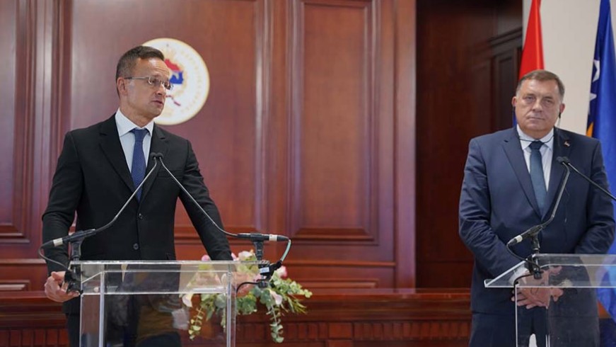 DODIK-SIJARTO: Zahvalni smo i zagledani u Mađarsku; Nema smisla da se prijeti i uvode sankcije, potreban je dijalog