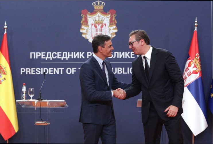 SASTANAK VUČIĆ SANČEZ Španija podržava teritorijalni integritet i suverenitet Srbije