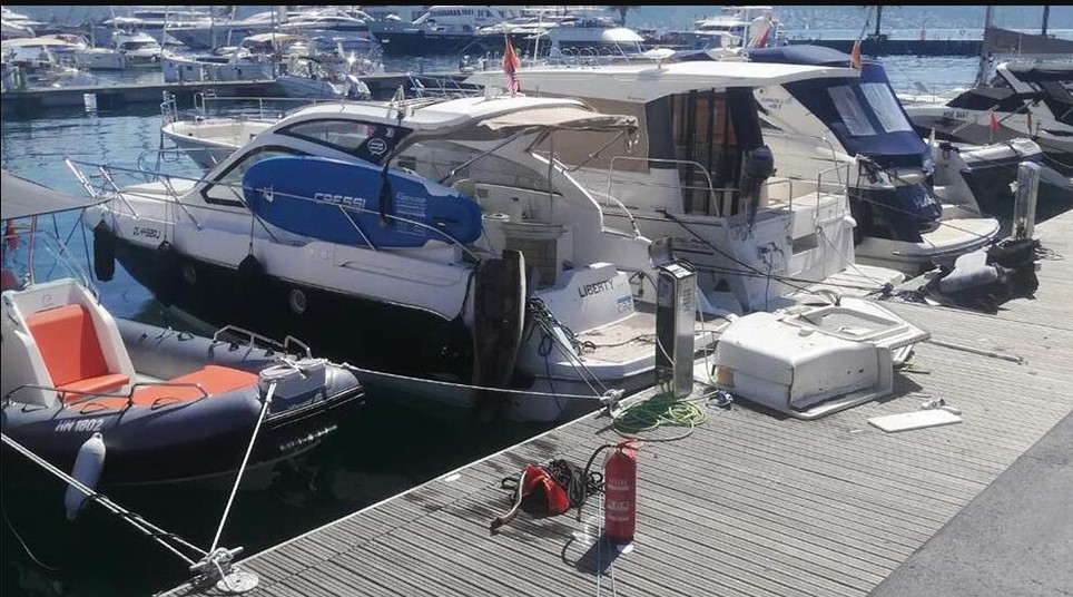 Eksplozija na jahti u Porto Montenegru, povrijeđena jedna osoba