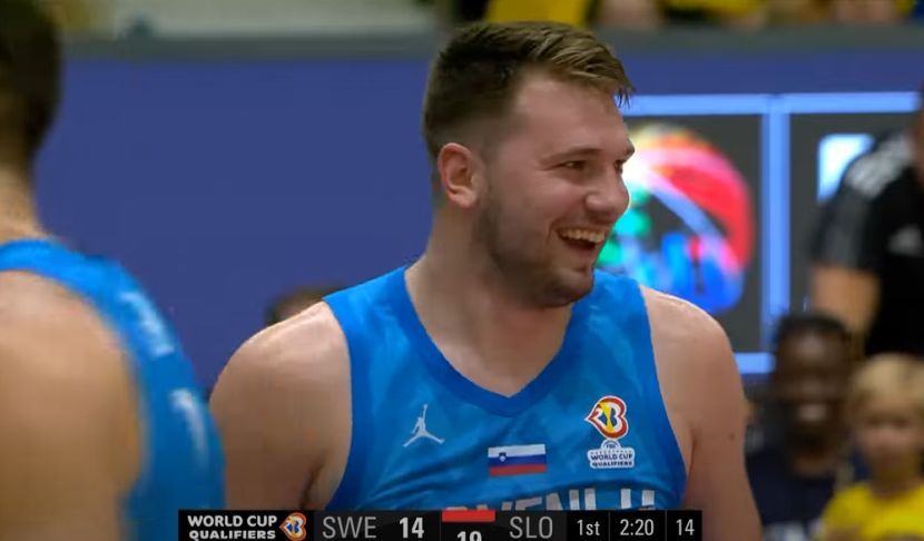 MUZIKA SELME BAJRAMI U NBA LIGI Urnebesan snimak Luke Dončića koji se zagrijava uz njenu pjesmu (VIDEO)