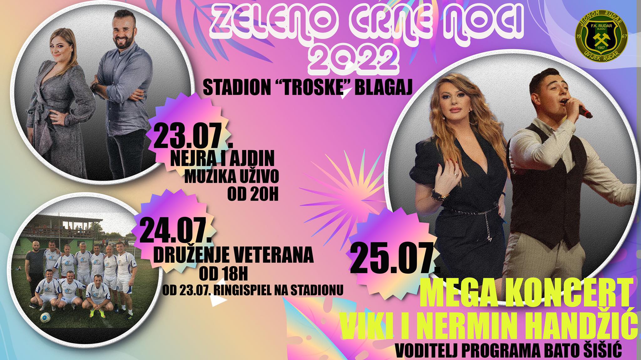 MEHMED ALIĆ NAJAVIO MEGA KONCERT NA STADIONU "TROSKE" Viki Miljković i pobjednik Zvezda Granda Nermin Handžić glavne zvijezde spektakla (FOTO)