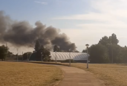 GRADOM SE ŠIRI CRNI GUSTI DIM Izbio ogroman požar na Novom Beogradu (VIDEO)