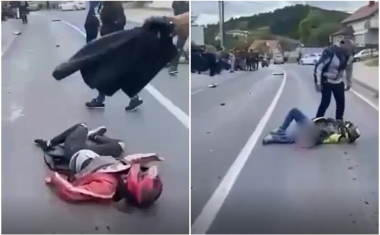 UZNEMIRUJUĆE SCENE Djevojka ostala da leži bez svijesti, otac zadobio jezivu povredu (VIDEO)