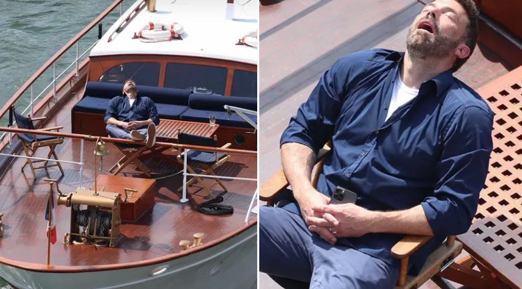 NOVE FOTOGRAFIJE NASMIJALE KORISNIKE DRUŠTVENIH MREŽA Ben Aflek kao svaki umoran čovek na odmoru