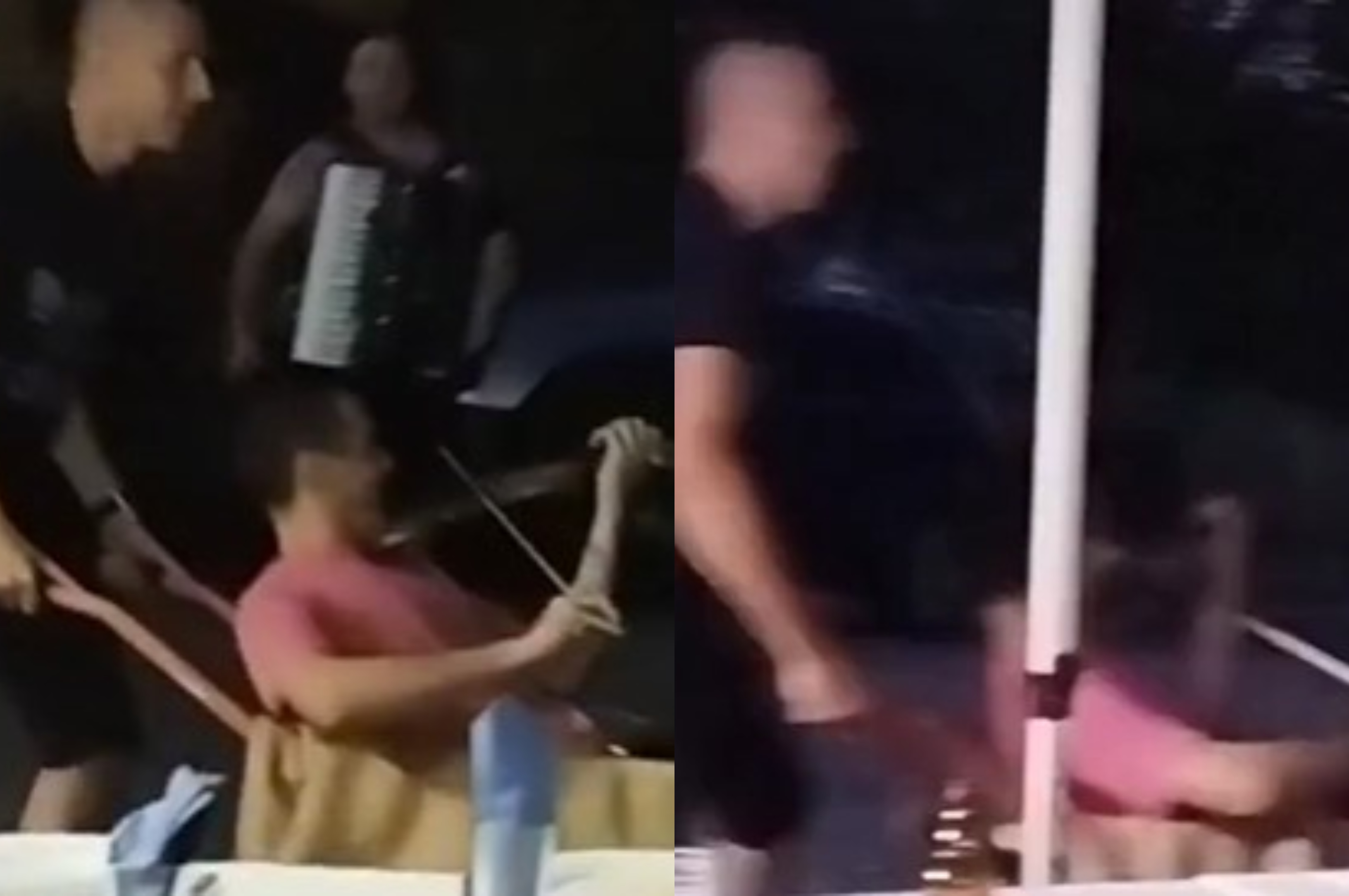 OVO SAMO SRBIJA IMA Muzikanti u tačkama - violinistu provozao oko šatora dok je ovaj sve u šesnaes' svirao kolce (VIDEO)