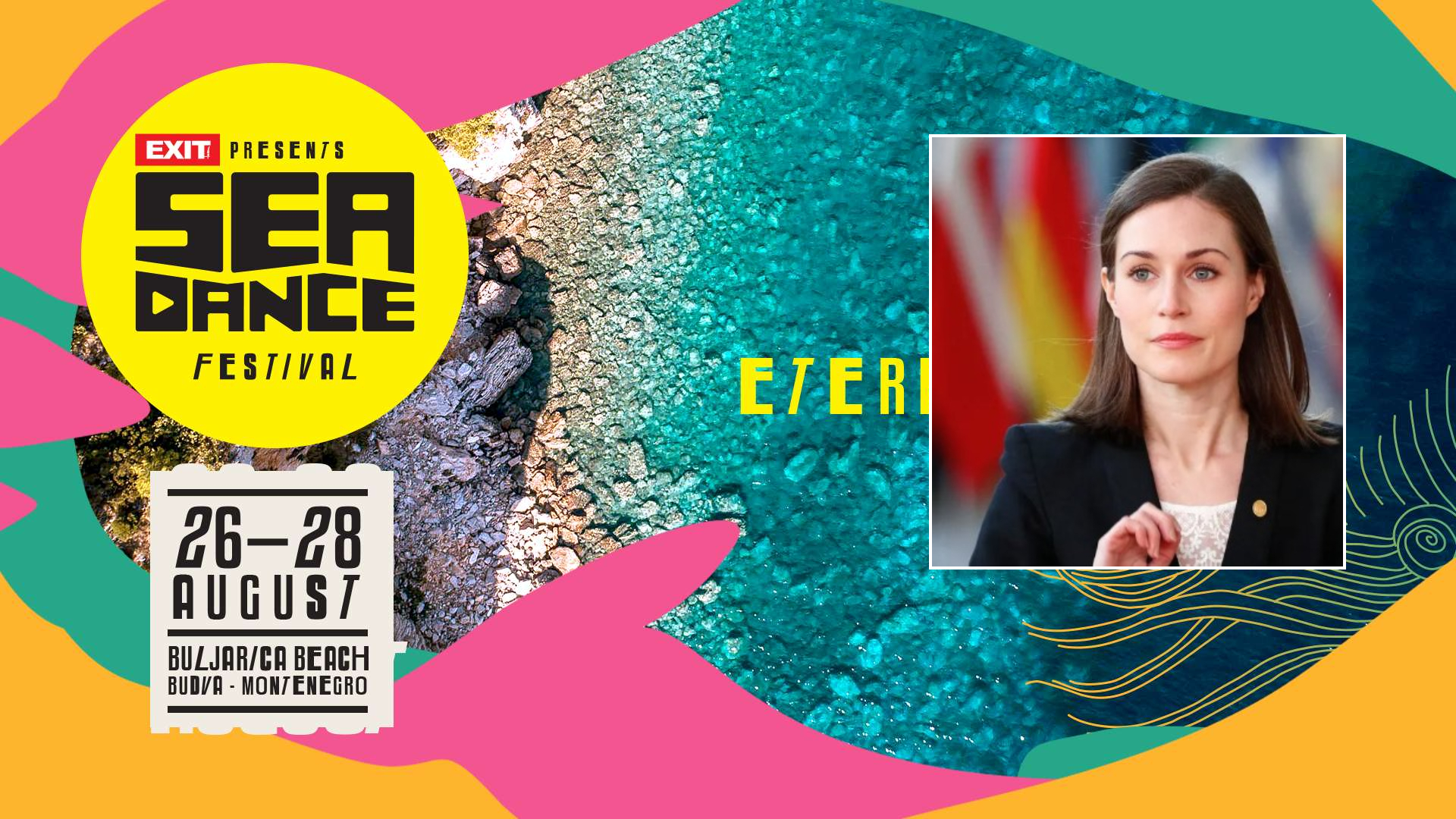 FINSKA PREMIJERKA STIŽE NA ŽURKU U CRNU GORU? Osnivač Exit-a pozvao Sanu Marin na Sea Dance