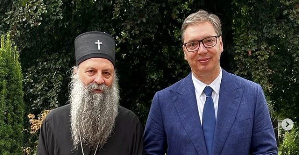 Vučić sa patrijarhom: "Nada da će srpski narod imati snage da odoli svim pritiscima"
