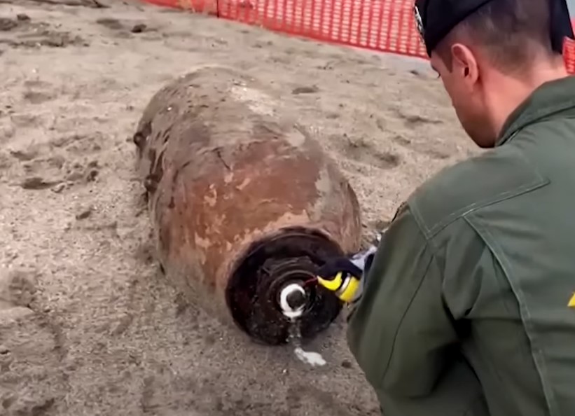 U RIJECI OTKRIVENA BOMBA IZ DRUGOG SVJETSKOG RATA Nakon opadanja vodostaja građane zateklo pravo iznenađenje od pola tone (VIDEO)