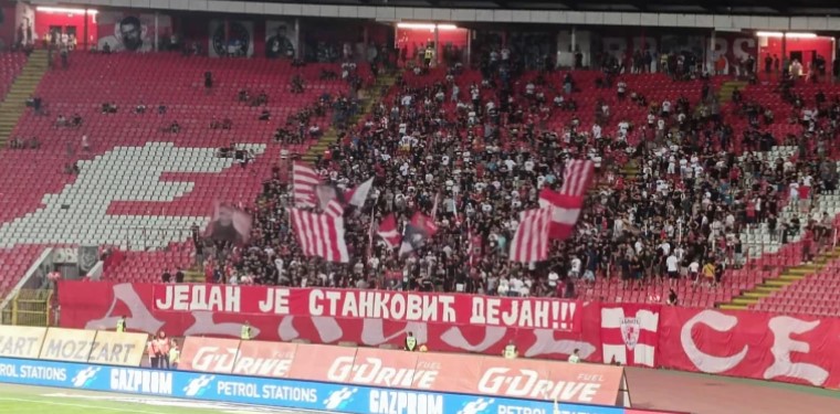 "JEDAN JE STANKOVIĆ DEJAN" Delije skandiraju bivšem treneru