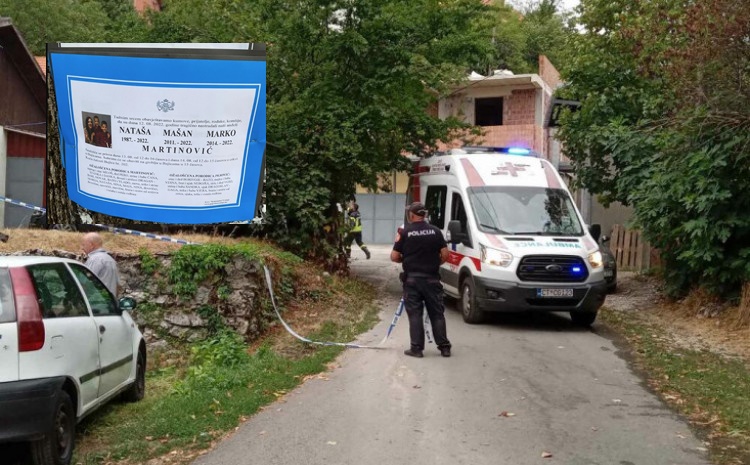 NEIZRECIVA TUGA Objavljena umrlica majke i dječaka, prvih žrtava masakra na Cetinju (FOTO)