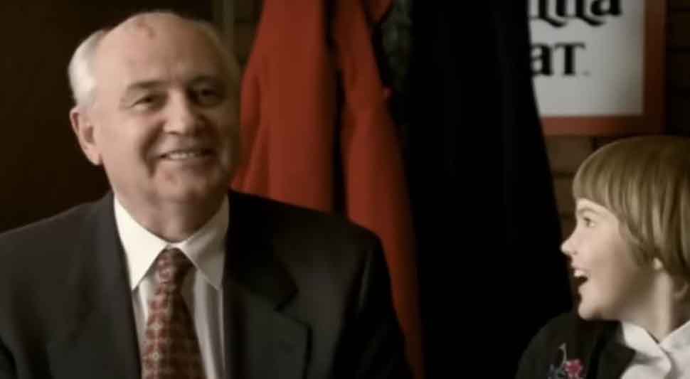 GORBAČOV JE DEVEDESETIH SNIMIO REKLAMU KOJA JE BILA HIT Rusi je nisu ni vidjeli, a Amerikanci je i dalje obožavaju