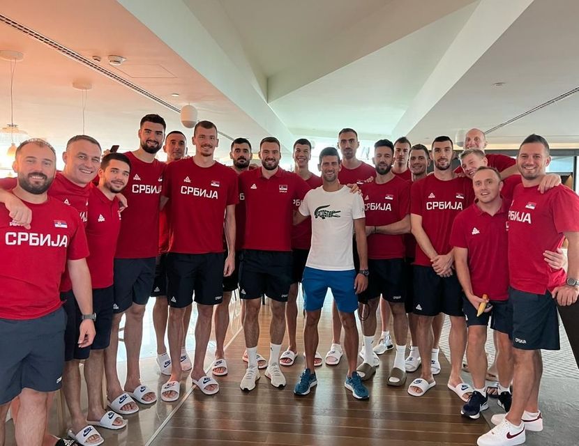 OTKRIO IM MNOGE TAJNE Novak Đoković bio dva sata u hotelu košarkaša Srbije