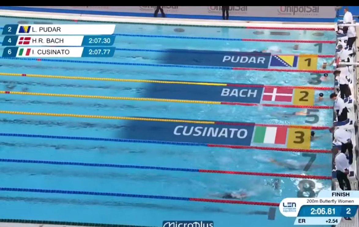 NA VRHU EVROPE Fenomenalna Lana Pudar osvojila zlato u disciplini 200 metara delfin (FOTO/VIDEO)