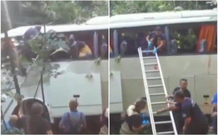 TRAGEDIJA Autobus pao sa litice, pet osoba poginulo (VIDEO)