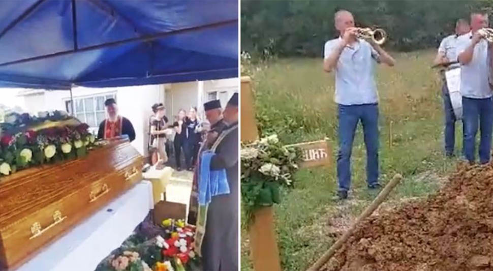 NESVAKIDAŠNJA SAHRANA U SRBIJI - U RAKU SPUŠTEN UZ ZVUKE TRUBAČA Pokojnik ispraćen uz pjesme, ljudi kitili svirače i imali muzičke želje (VIDEO)